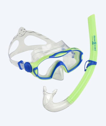 Aqualung Combo snorkel set for kids (4-8) - Meerkat Combo - Green/blue