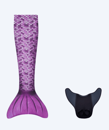 Kuaki Mermaids mermaid tail for kids - Set - Purple