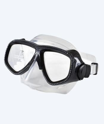 Primotec diving mask with optical correction - M80 (+1.0 to -8.0) - Black