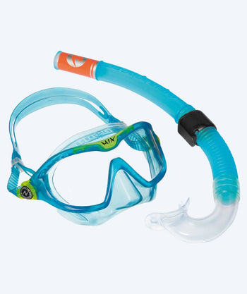 Aqualung Combo snorkel set for kids (4-8) - Combo Mix - Light blue