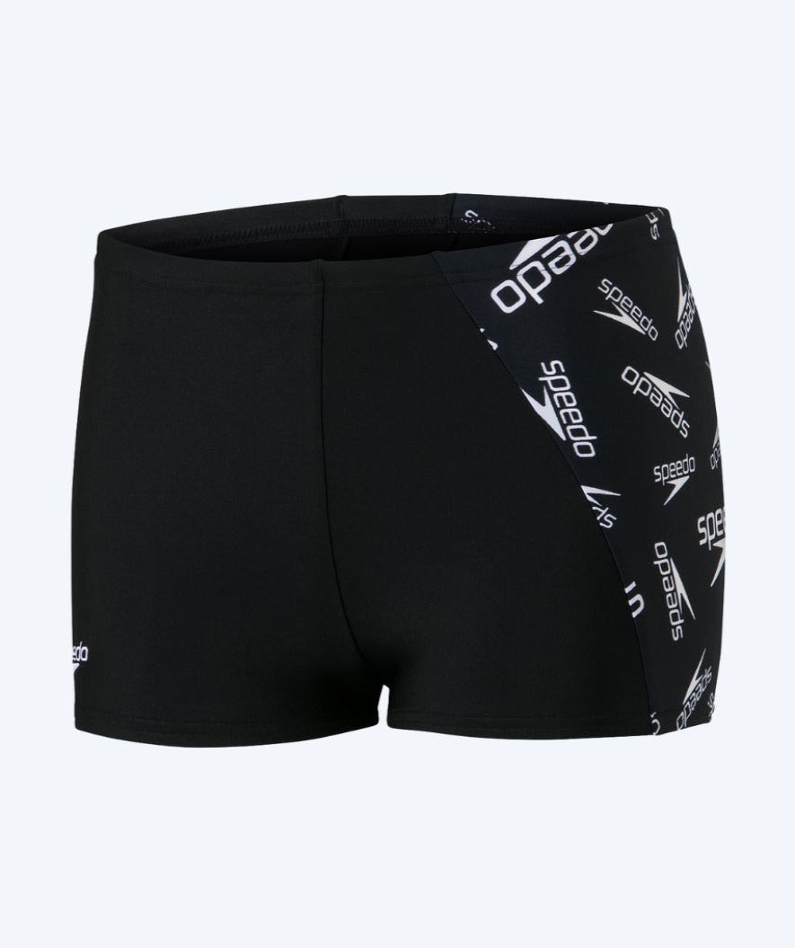 Speedo aquashorts for boys - Allover Panel - Black/white