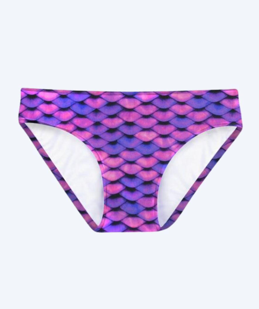 Fin Fun bikini bottom for girls - Asian Magenta