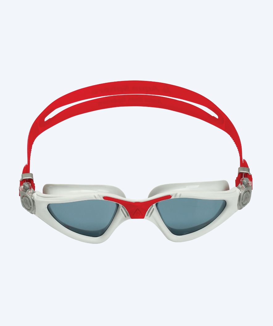Aquasphere training diving goggles - Kayenne - White/red (Smoke lens)