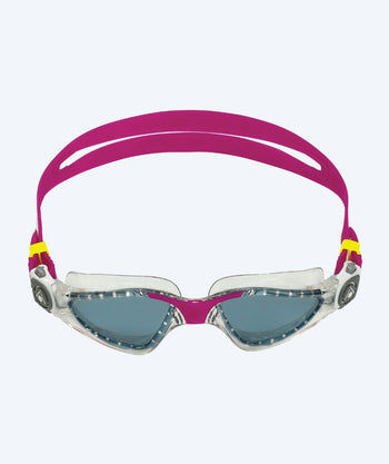 Aquasphere swim goggles for women - Kayenne - Clear/pink (Smoke lens)