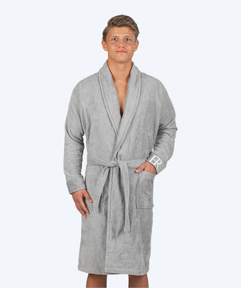 Watery bathrobe for men - ER Luxe - Gray