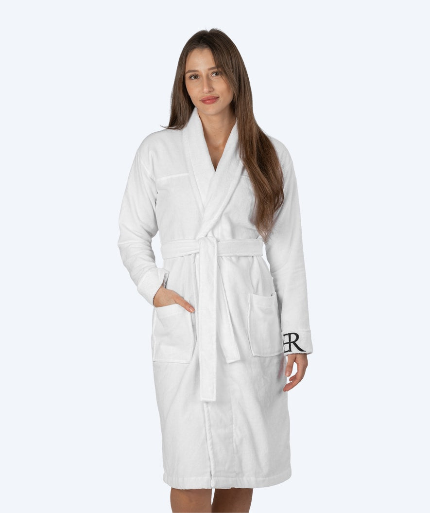 Watery bathrobe for women - ER Luxe - White
