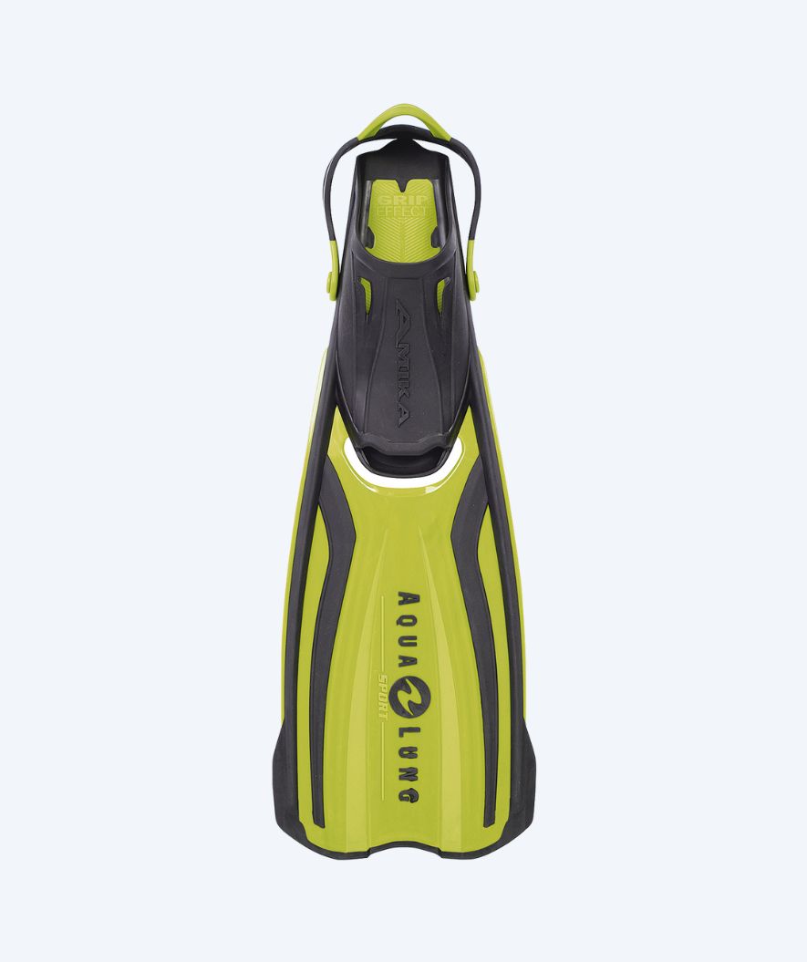 Aqualung diving fins for adults - Amika - Yellow/black