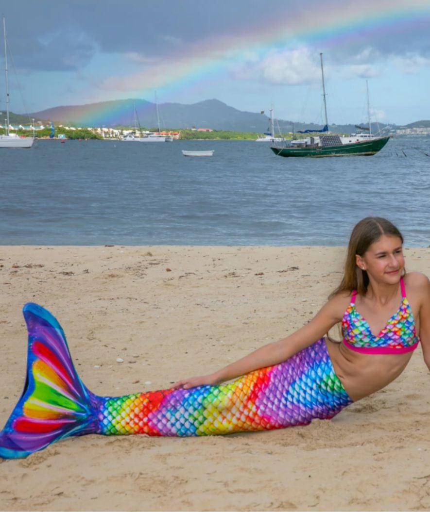 Fin Fun mermaid tail for kids - Set - Rainbow Reef