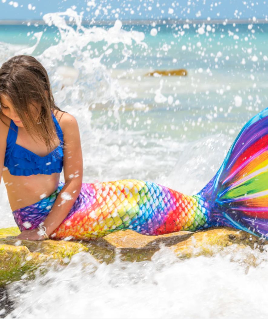 Fin Fun mermaid tail for kids - Set - Rainbow Reef