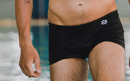 Square swim trunks