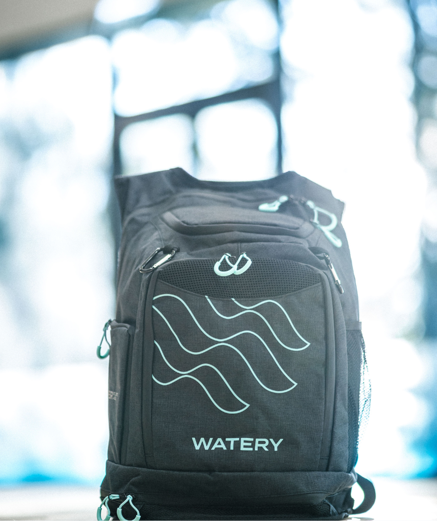 Watery swim bag - Viper Elite 45L - Black/light blue