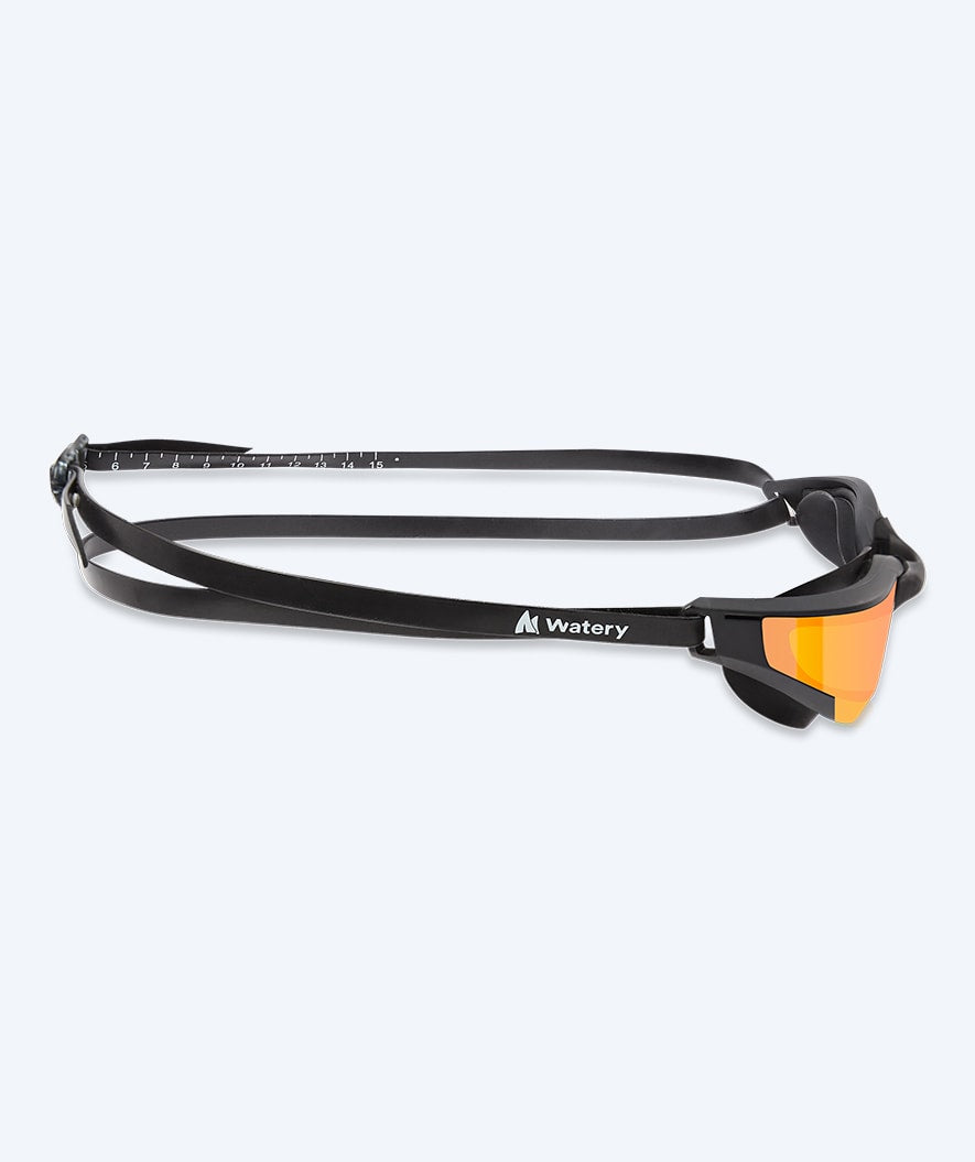 Watery swim goggles - Instinct Ultra Mirror - Black/gold