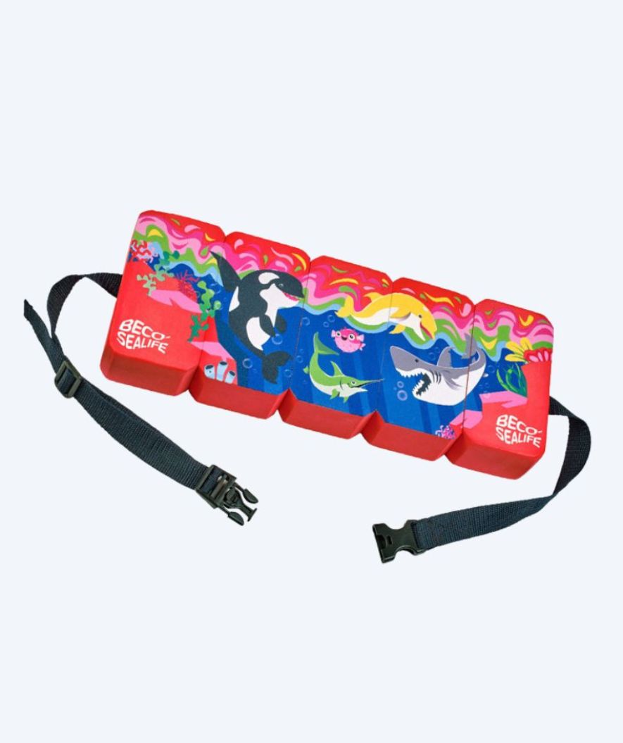 Beco swimming belt for kids (2-6) - Sealife - Red