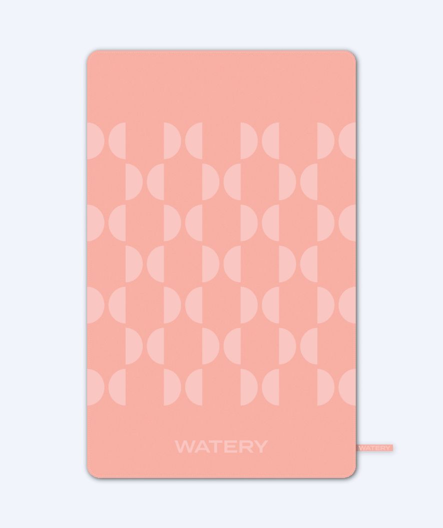 Watery microfiber towel (175 x 110 cm) - Rafferty - Blurish Pink