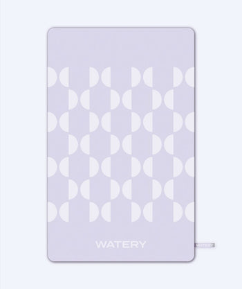 Watery microfiber towel (175 x 110 cm) - Rafferty - Dust Purple