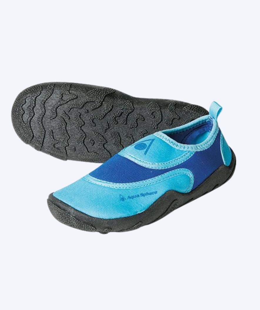 Aquasphere neoprene swim shoes for kids - Beachwalker - Light blue