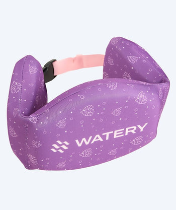Watery swim belt for kids (15-60 kg) - Romney - Atlantic Purple
