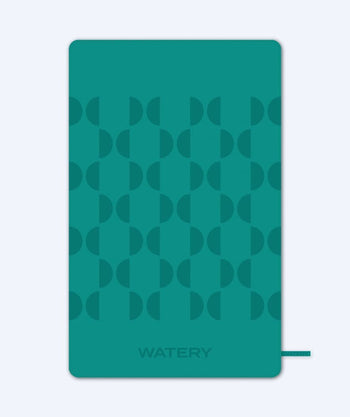 Watery microfiber towel (175 x 110 cm) - Rafferty - Dust Green