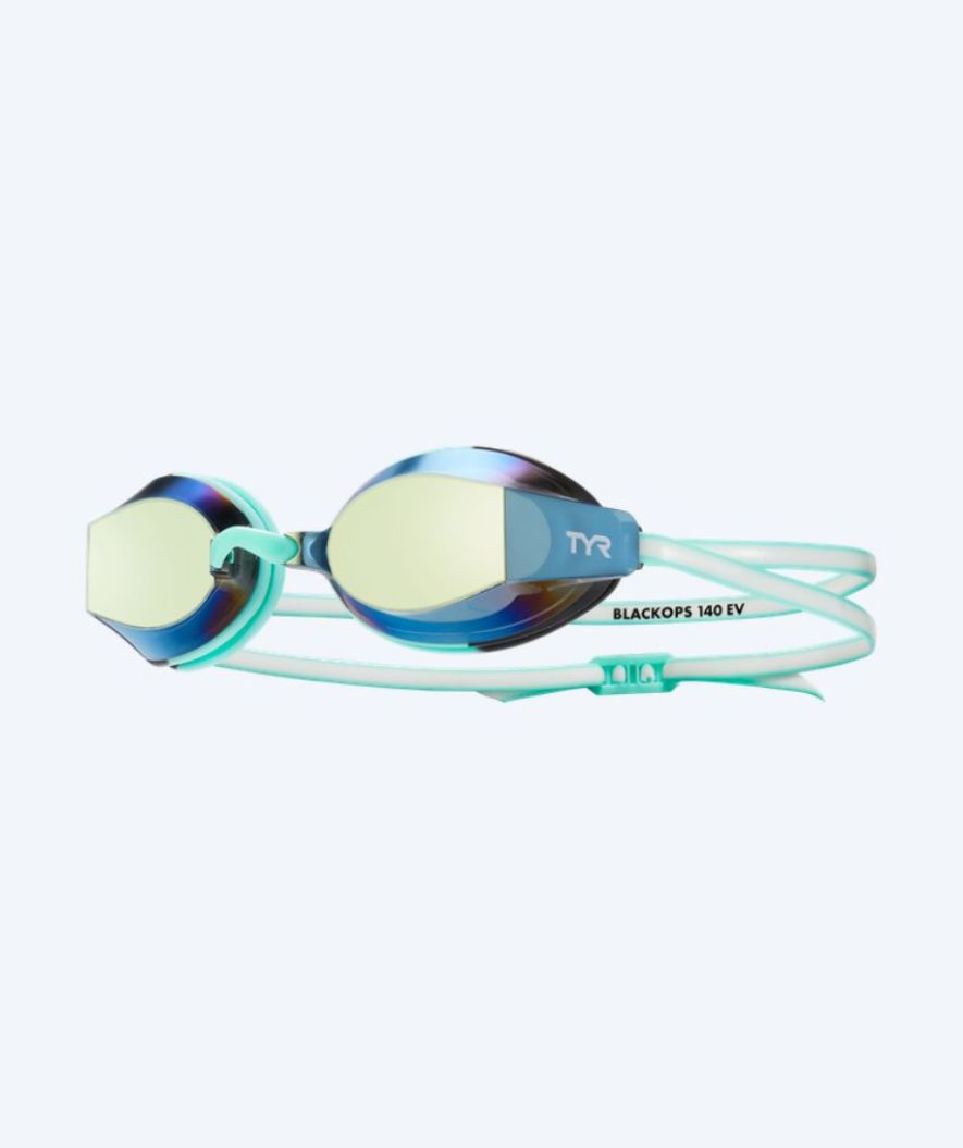 TYR swimming goggles - Blackops 140 EV - Gold/blue