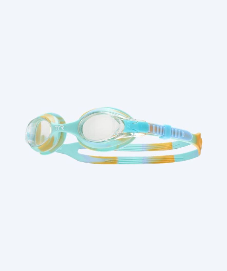 TYR swim goggles for kids - Swimple - Orange/light blue
