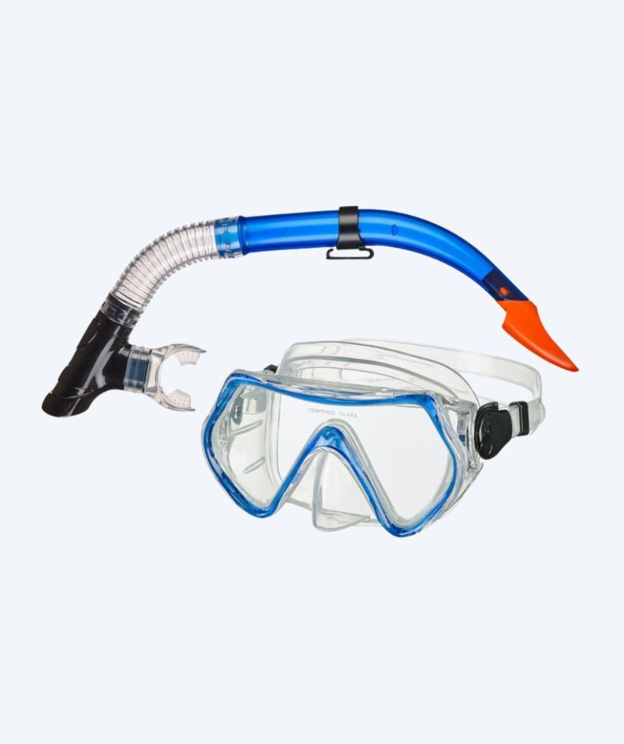 Beco Combo snorkel set for kids (from 8 years) - Livorno - Blue