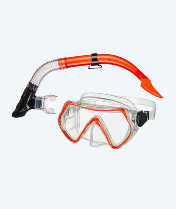 Beco Combo snorkel set for kids (from 8 years) - Livorno - Red