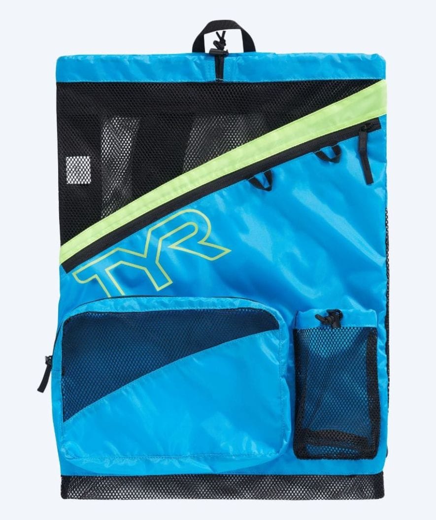TYR swim net - Elite Team 40L - Light blue/yellow