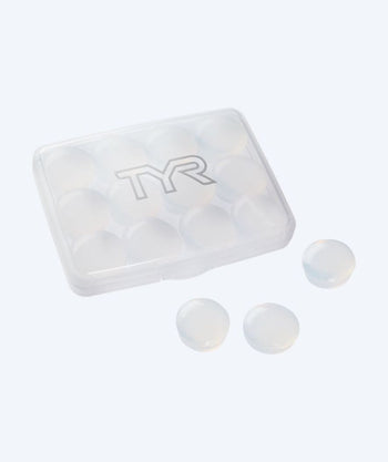 TYR earplugs - Soft Moldable 12 pcs. - Clear