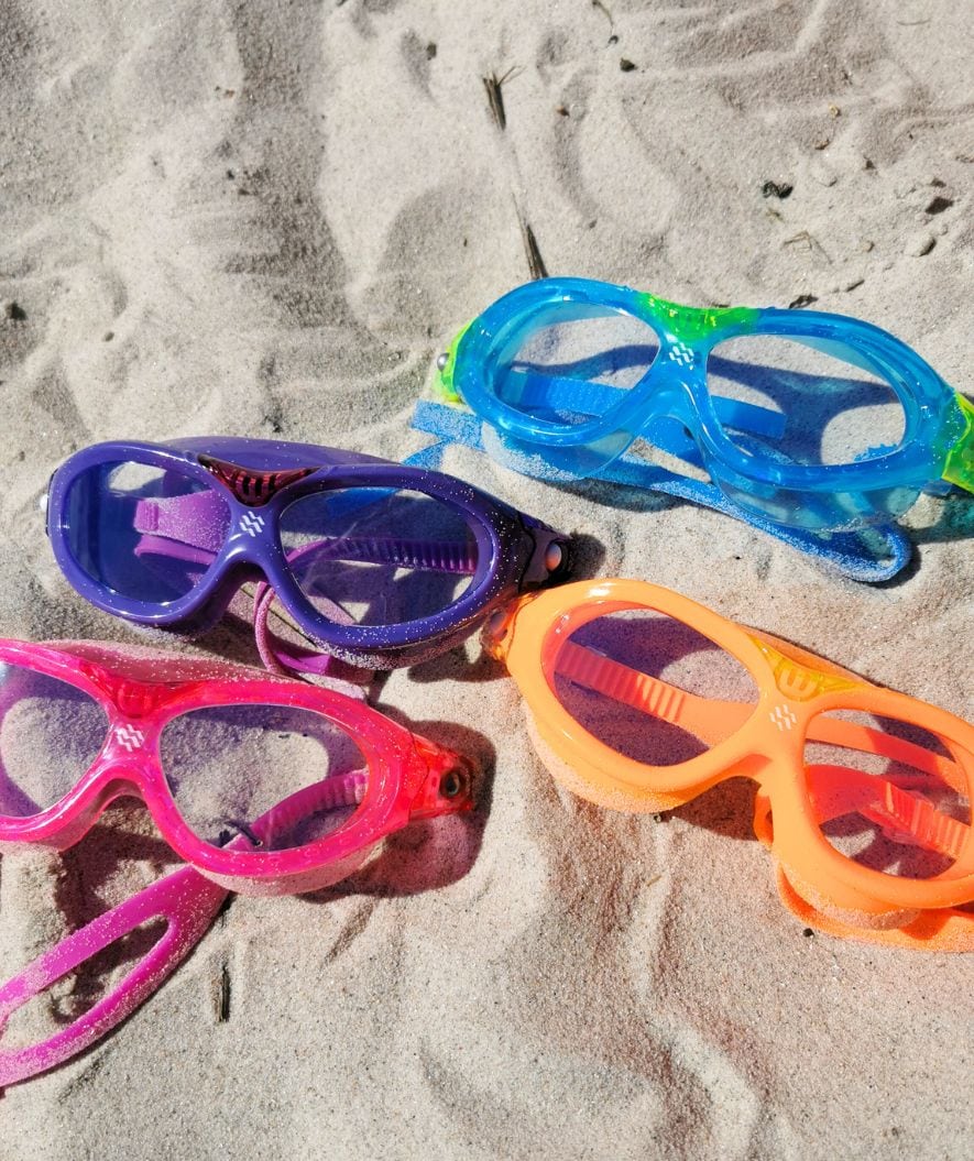 Watery swimming goggles for kids - Mantis 2.0 - Atlantic Pink/clear