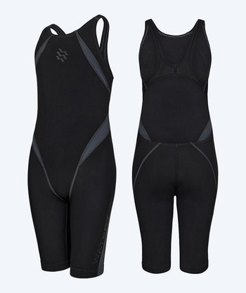 Watery racing swimsuit for girls - Rapidskin 2.0 - Black