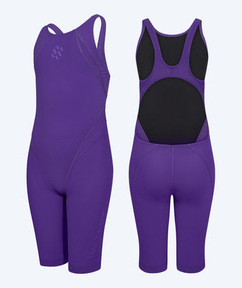 Watery competition swimsuit for girls - Rapidskin 2.0 - Purple