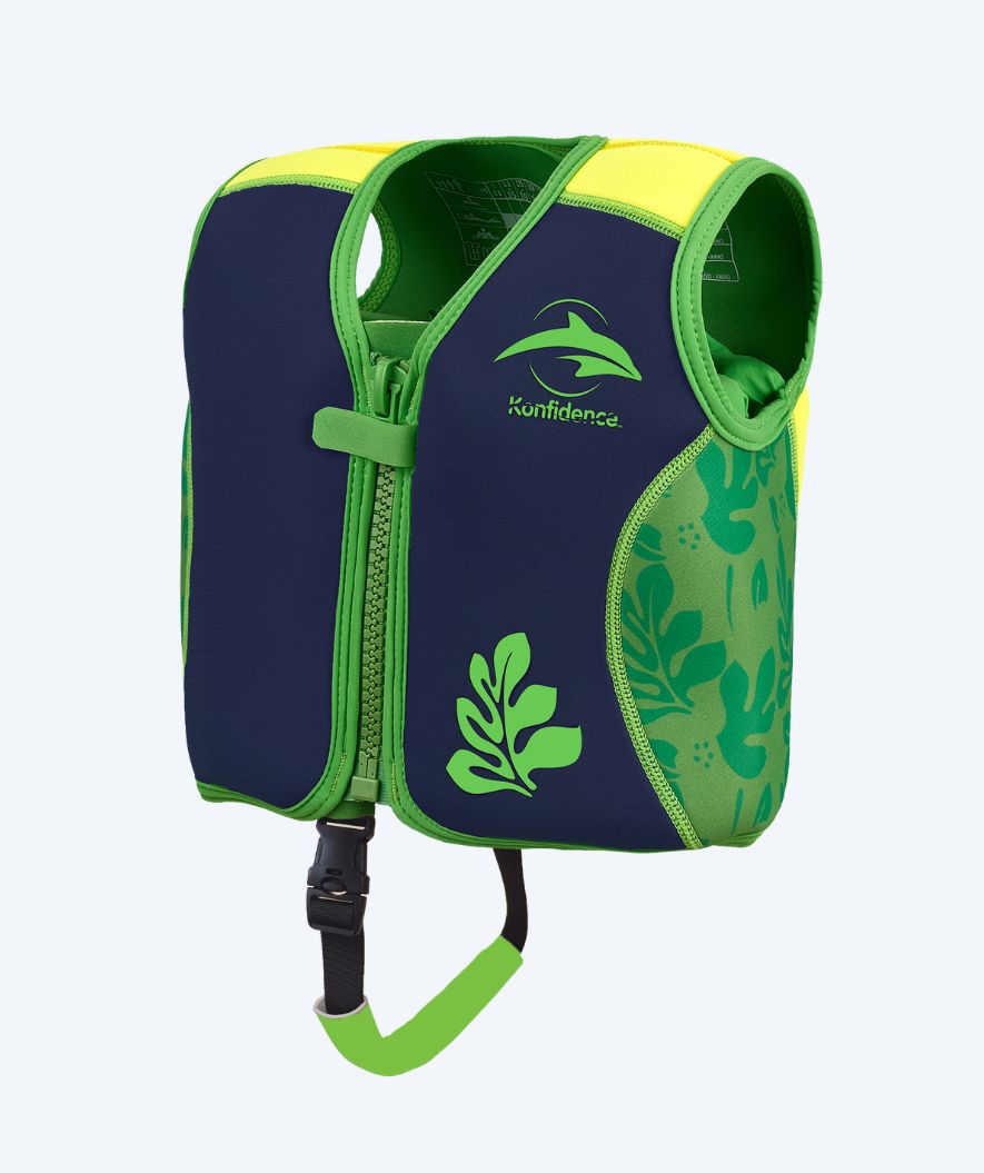 Konfidence swim vest for kids (2-12) - Original - Dark blue/green