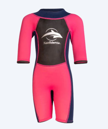 Konfidence wetsuit for kids - Shorty (3mm) - Pink