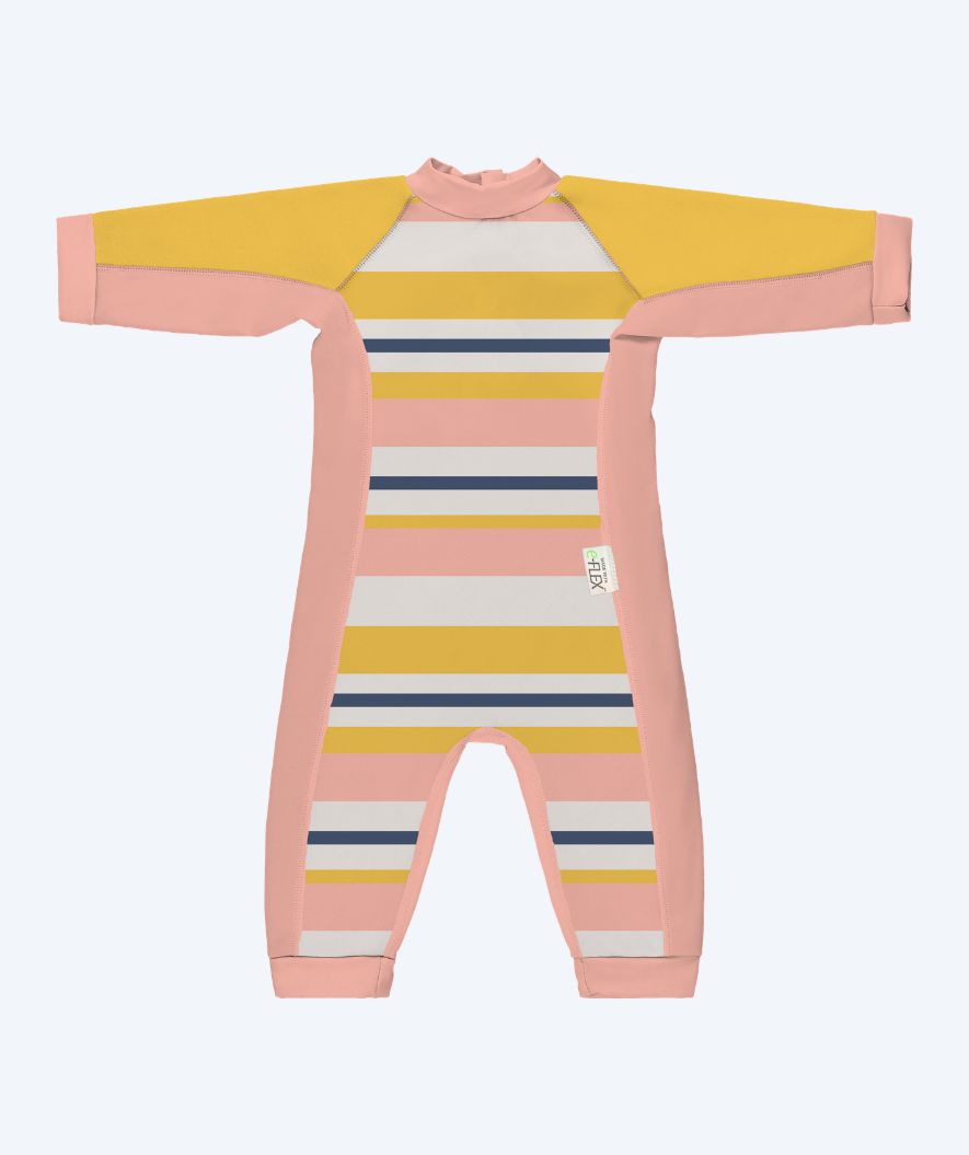Konfidence wetsuit for kids - SplashyTM - Yellow/light pink
