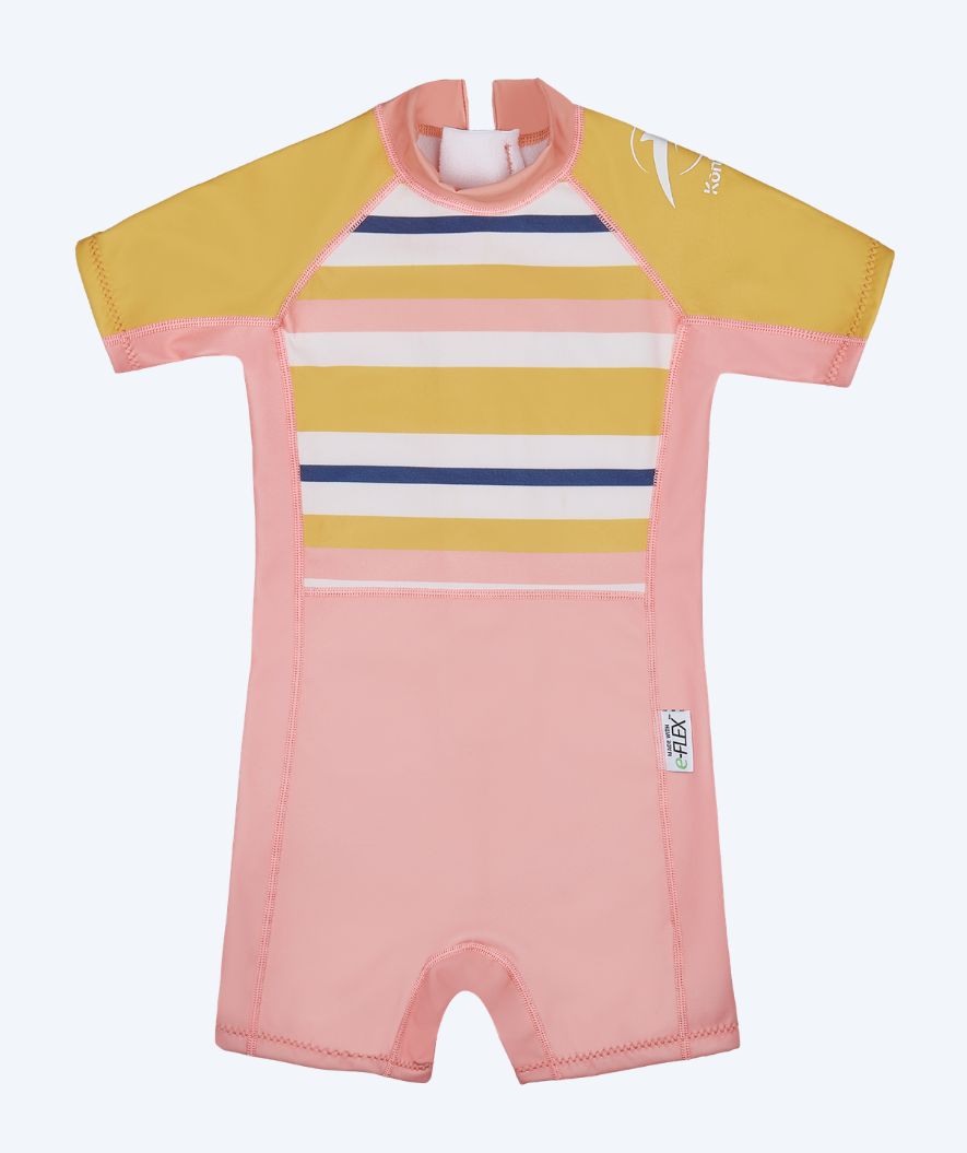 Konfidence wetsuit for kids - Warma - Light pink/yellow
