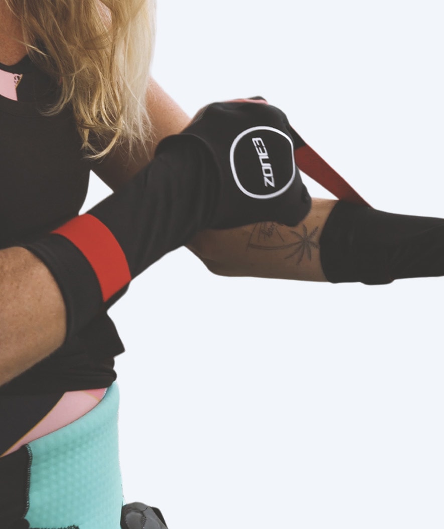 ZONE3 neoprene gloves - Neoprene (2mm) - Black/red