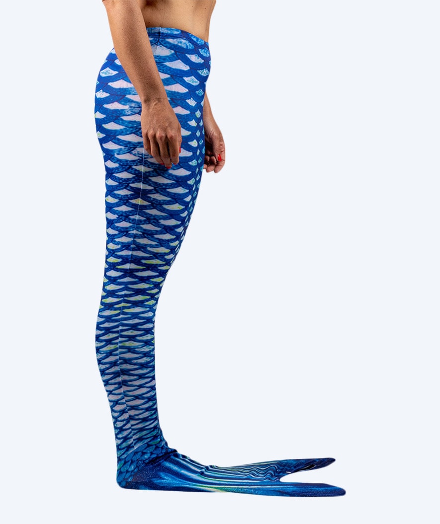 Watery mermaid tail for women - Blue Ocean (excl. monofin)