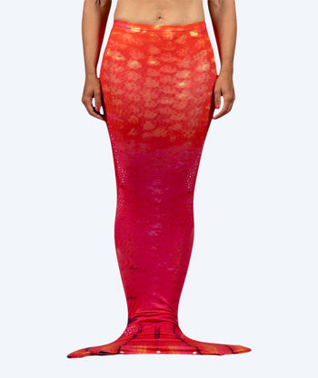 Watery mermaid tail for women - Orange Twist (excl. monofilament)