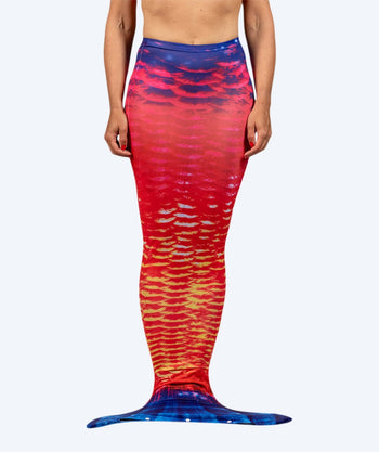 Watery mermaid tail for women - Sunrise (excl. monofin)