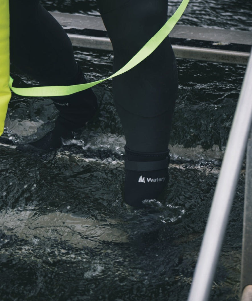 Watery neoprene set - Thermal Reptile (3 mm) - Black/Silver