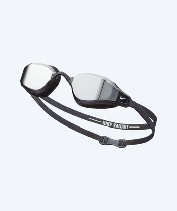 Nike Elite swimming goggles - Valiant Mirror - Black/Silver