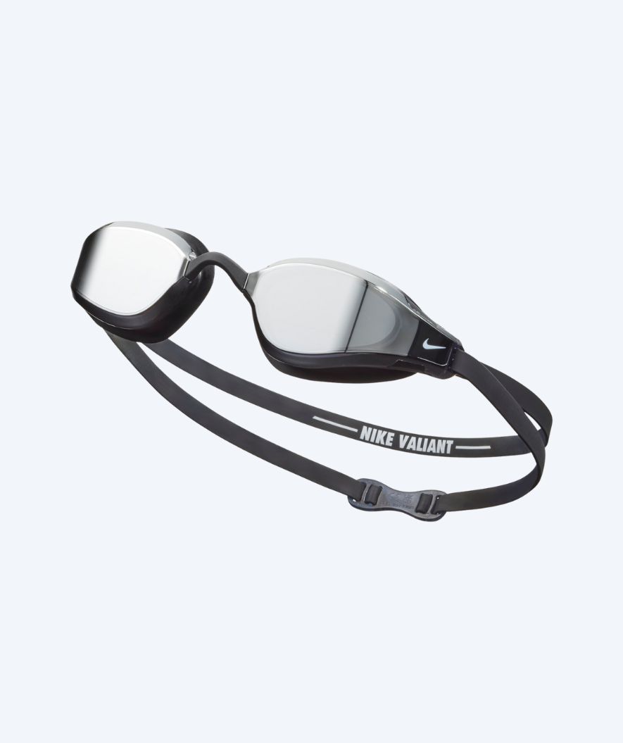 Nike Elite swimming goggles - Valiant Mirror - Black/Silver