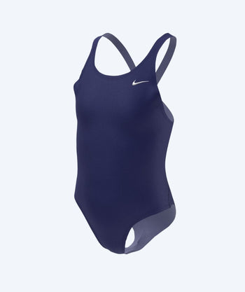 Nike swimsuit for girls - Hydrastrong Fastback - Dark blue