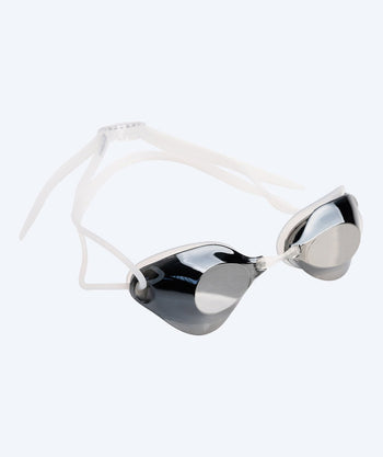 Watery swim goggles - Stealth Mirror - White/silver