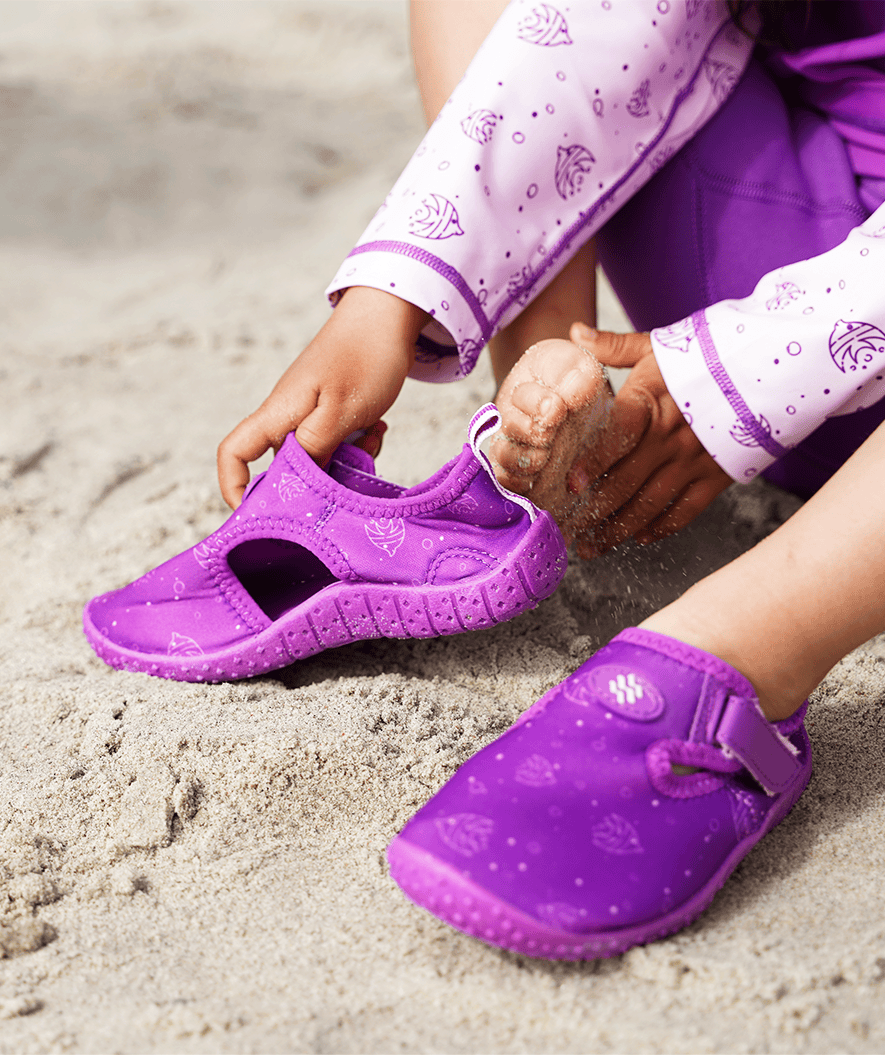 Watery swim shoes for kids Romney Purple Watery.ie