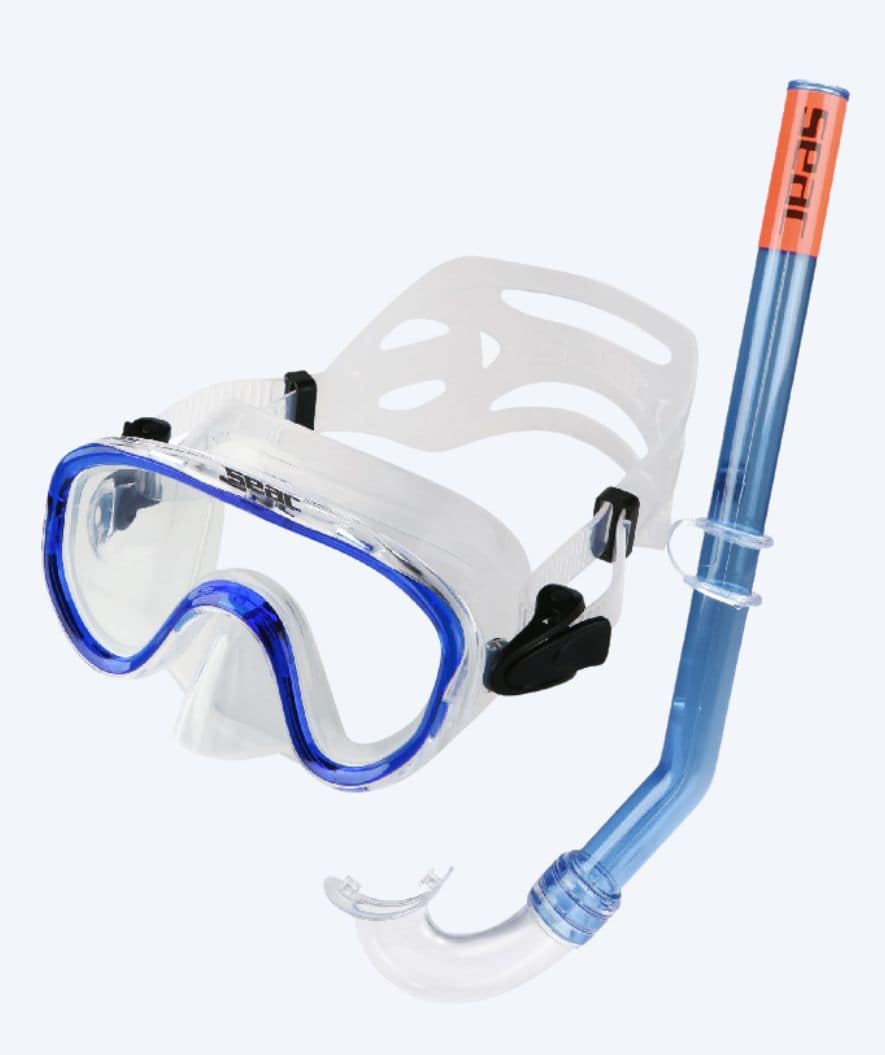 SEAC Combo snorkel set for kids (from 3 years) - Marina - Blue