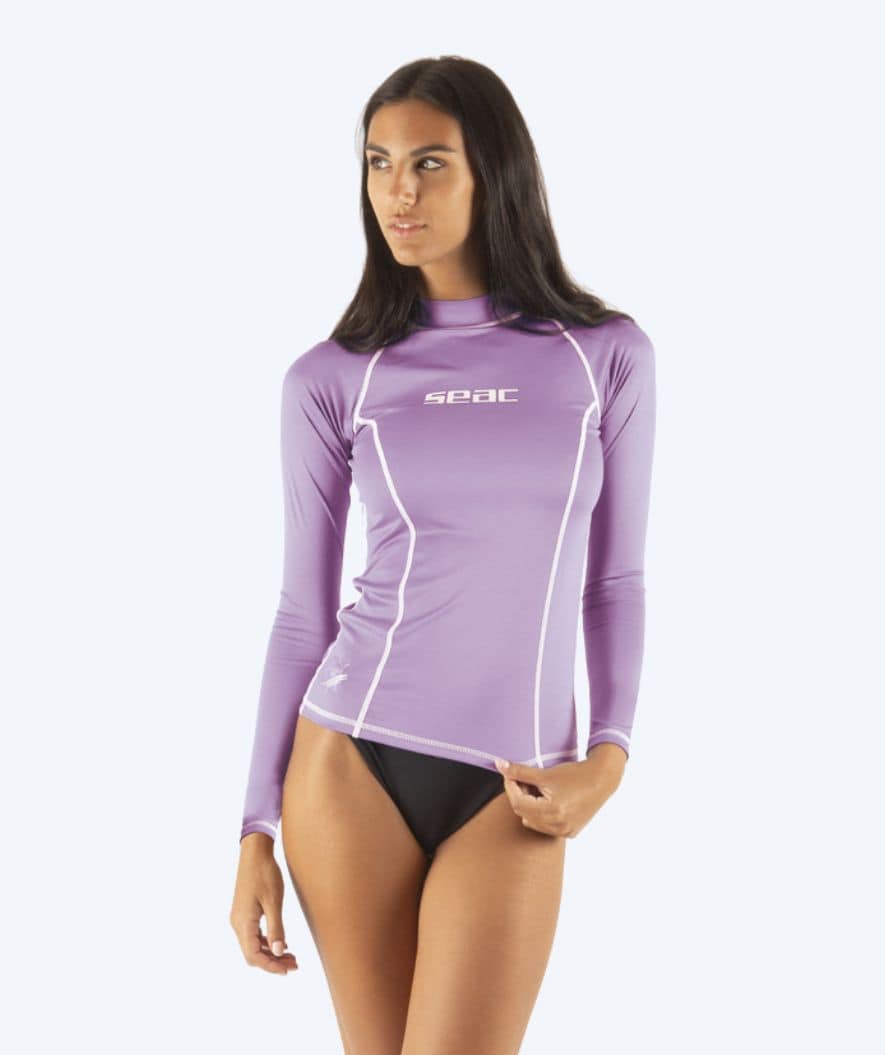 SEAC UV-shirt for women - T-Sun Long - Purple/white