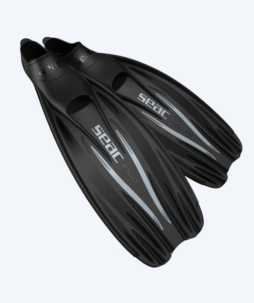 SEAC Diving Fins for Adults - F-100 Pro - Black