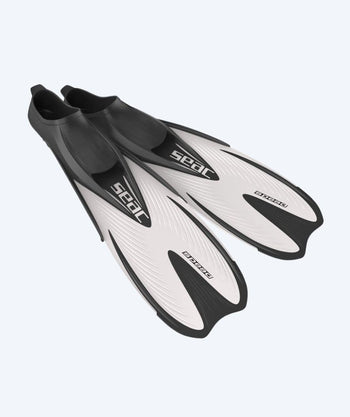 SEAC diving fins for adults - Speed - White/black