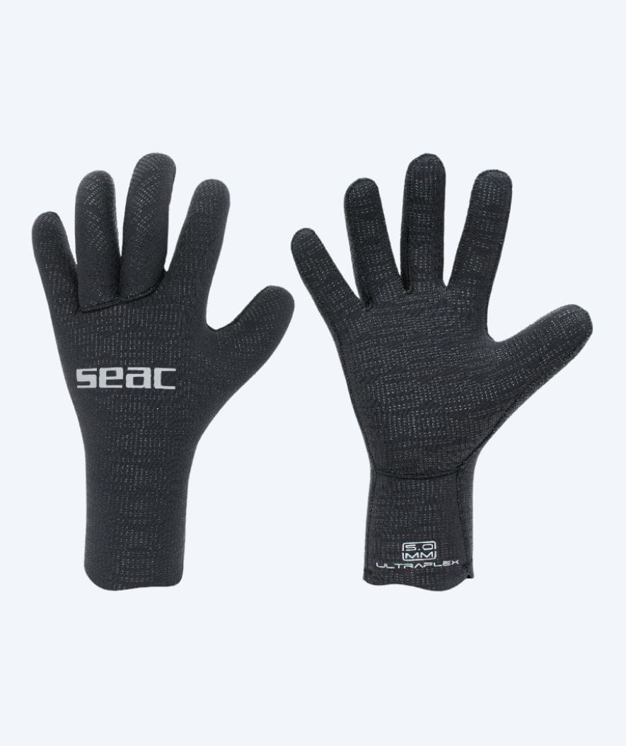 SEAC diving gloves for adults - Ultraflex 3.5 MM - Black